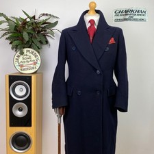 Bespoke 38R Double Breasted Chesterfield Greatcoat Overcoat Savile Row Charkham
