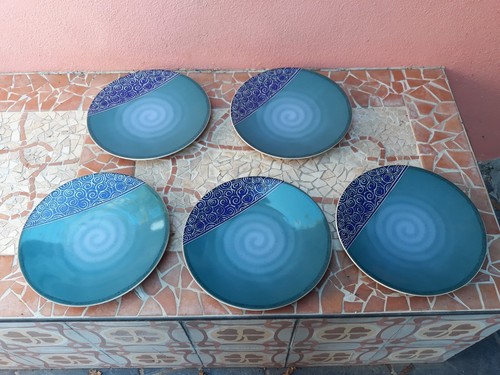 Lot assiettes plates décor - assiettes,