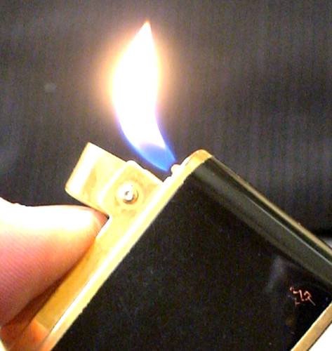 Briquet ancien silver match - --,
