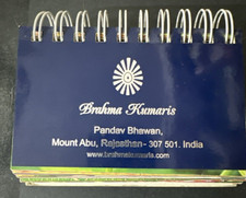 India Brahma Kumari's table calender with 365 thoughts