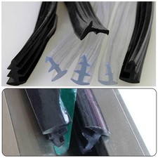 Bande de joint de porte PVC antichoc pour insonorisation et fixation verre