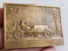 Plaque medaille bronze Auto Club Basco Béarnais voiture ancienne rallye medal