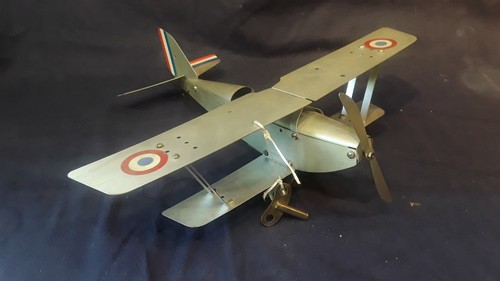 Avion ancien mecavion biplan - ancien,