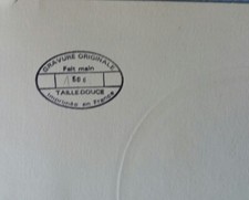  Etching/engraving original à la Taille douce. signed/signed 