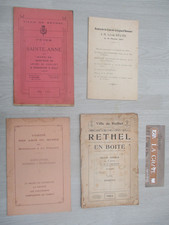 RETHEL en Boite 1922 CRESSON + Fête Ste-Anne 1924 + Légion d'Honneur à Bèche + 1