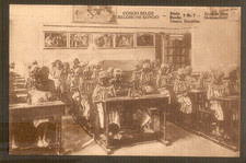 CONGO Belge  carte   Ecole de filles  ( intérieur Classe)/ed. Desaix,Bruxelles 