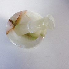 petit mortier et pilon en onyx