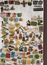 Lot of MUSIC PINS, ACCORDIONS