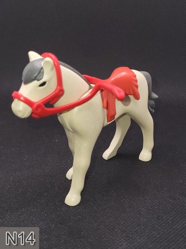 Playmobil cheval avec selle - cheval,