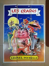 Les Crados/ Lot de 9 cartes