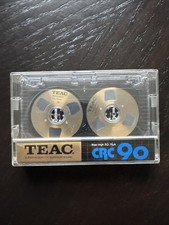 TEAC CRC90, High Bias Blank Cassette Tape, Reel to Reel, Gold, Japan, Used