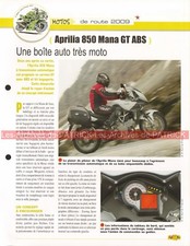 APRILIA 850 Mana GT ABS 2009 Joe Bar Team Fiche Moto #000270