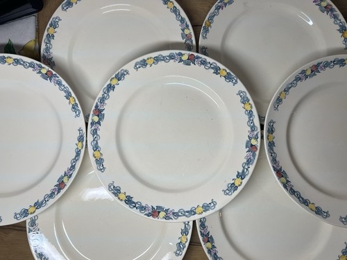 Lot assiettes longchamp - 9,