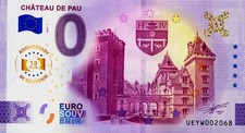 64 PAU Château, 2025, Anniversaire, Billet Euro Souvenir