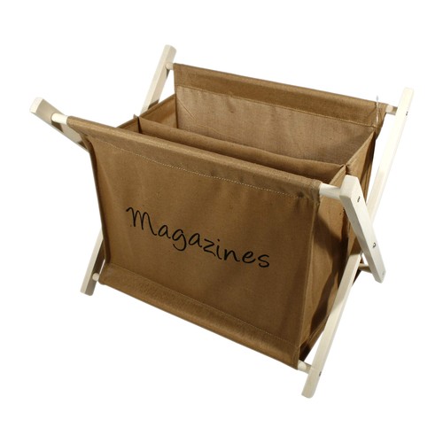 Porte magazines marron - porte-magazines,