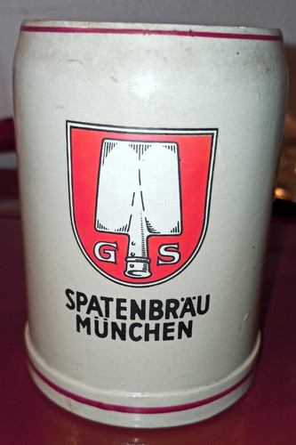 Rare chope bière grès - à,