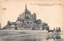 Old postcard 50 MONT SAINT MICHEL / CAR OF GENETS