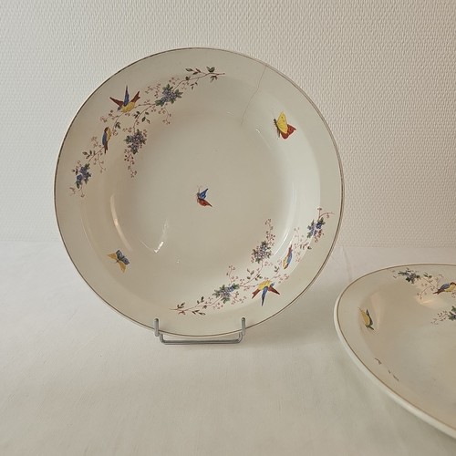 Plats rond creux faïence - plats,