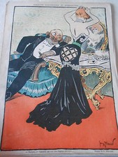 1900 Cartoon of Meunier Opening and Exhibition Toilet Chairs Cannes