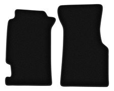 Tapis de sol avant en velours noir pour Honda CRX DelSol 1992-1997 