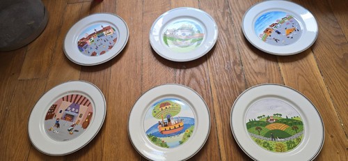Assiettes dessert villeroy - a,