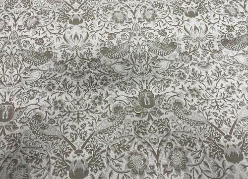 Tissu jacquard blanc - jacquard,