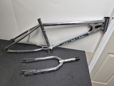 Vintage 1983 Schwinn CR-MO FREE Predator Old School Bmx Atari Frame Fork Chrome 