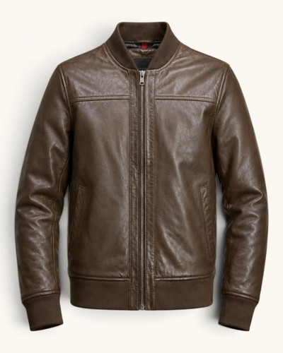 Blouson bomber luxe cuir - blouson,