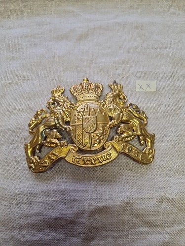 Plaque casque bavarois a - plaque,