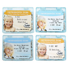 50Sets Dental Orthodontic Monoblock Buccal Tubes 022 1st 2nd Molar MBT Roth Tube