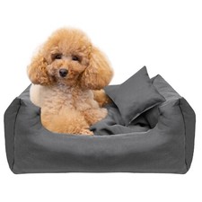 Creative Pets Panier Chien Gris | Coussin Chien | Doux et Confortable