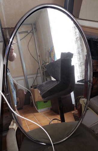 Miroir ancien art déco - miroir,
