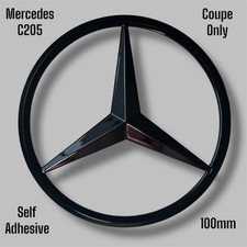 C Class C205 Gloss Black Rear Boot Badge [Fits Mercedes Benz C205 Coupe 2014+]