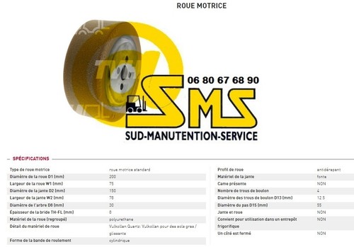 Roue motrice mic g10 g12 - motrice,