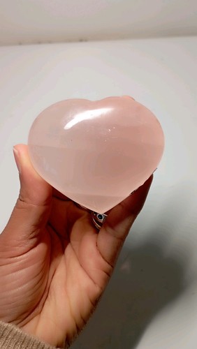 120g coeur quartz rose - quartz, de