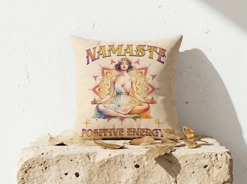 Coussin namaste chakra housse - coussin,