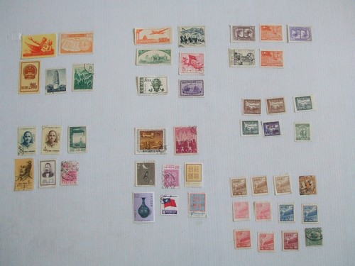 Lot timbres chine - timbres,