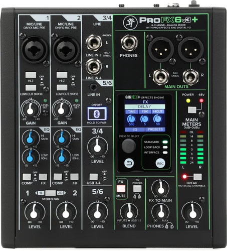Mackie profx6v3 channel - mackie, profx6v3+