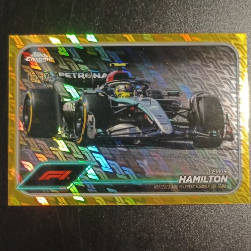 Topps chrome lewis hamilton - chrome, f1