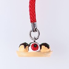 Eyeball Father Gegege no Kitaro Gotochi Figure Strap Osaka Ltd. Ed. Japan F/S