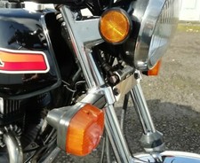 HONDA CB250N CB400N SUPERDREAM - NEW POLISHED STAINLESS BOTTOM YOKE TRIM