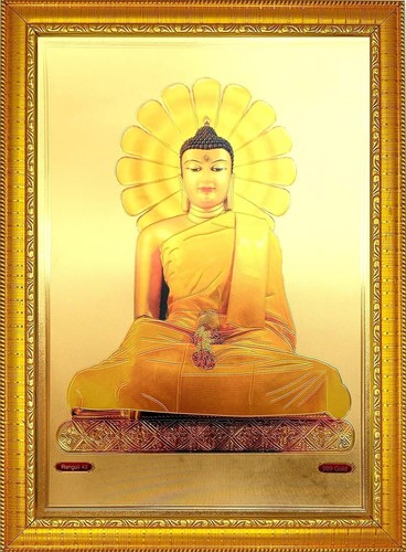 Cadre photo bois ada bouddha - photo,