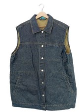 ULLA POPKEN Gilet en jean Dames Gilet T EU 46 bleu style décontracté