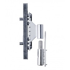 Paumelle gauche réglable Bixacta - Porte PVC - Blanc OTLAV