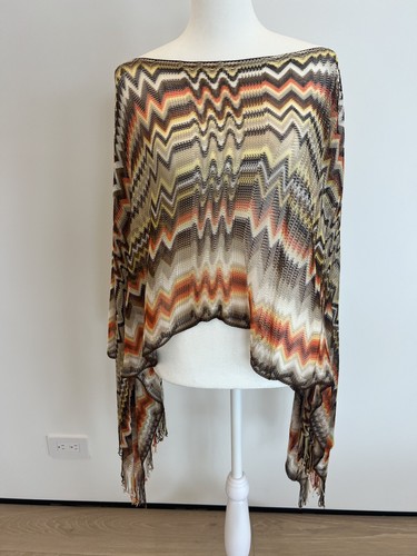 Missoni poncho zig zag pattern - missoni,