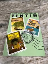 Tintin 3 Complete Adventures In 1 Volume Vintage 1990 Hardcover