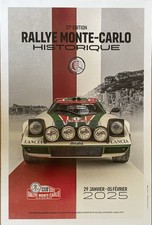 Official poster of the 27th Rallye Monte-Carlo Historique 2025
