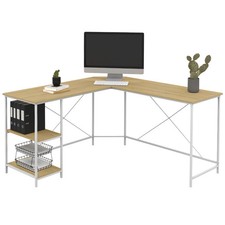 Bureau d'angle en forme de L