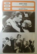 CARTE FICHE CINEMA 1933 BABY