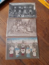 3 CARTES POSTALES ECOLE